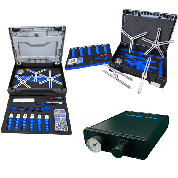 SoftGripping Application Test Kit with Classic Engineering Kit, GorillaFinger Engineering Kit and Controlbox with integrated pump