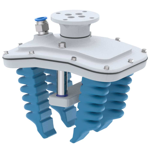 Robotic filet greifer ISO Ansicht